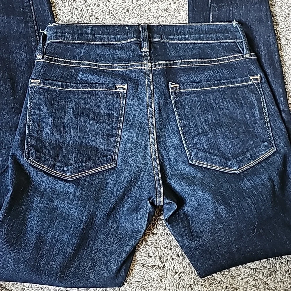 STUNNING FRAME DARK SKINNY LE SKINNY DE JEANNE JEANS - Picture 7 of 13